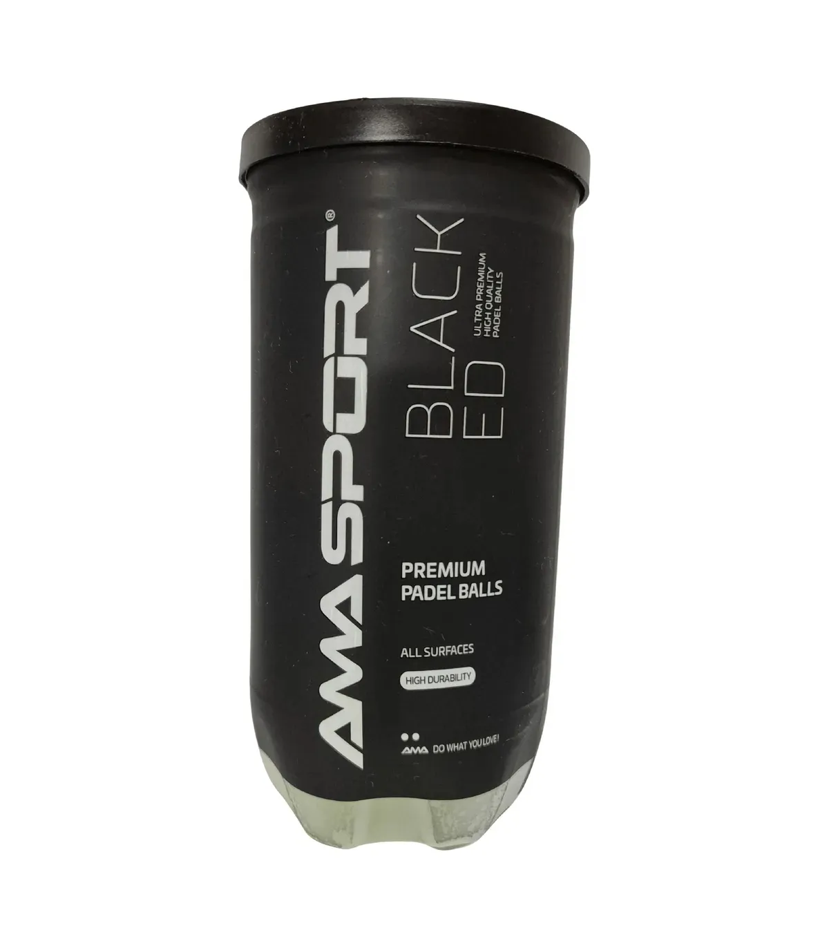 Pelotas De Padel Amasport Black Ed Tubo X2