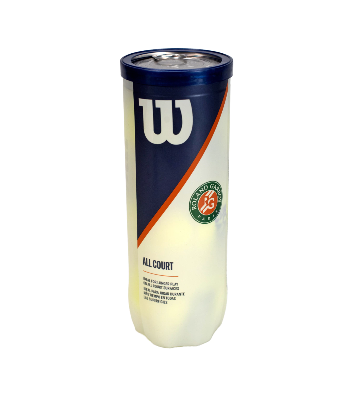 Tubo De 3 Pelotas Wilson Roland Garros