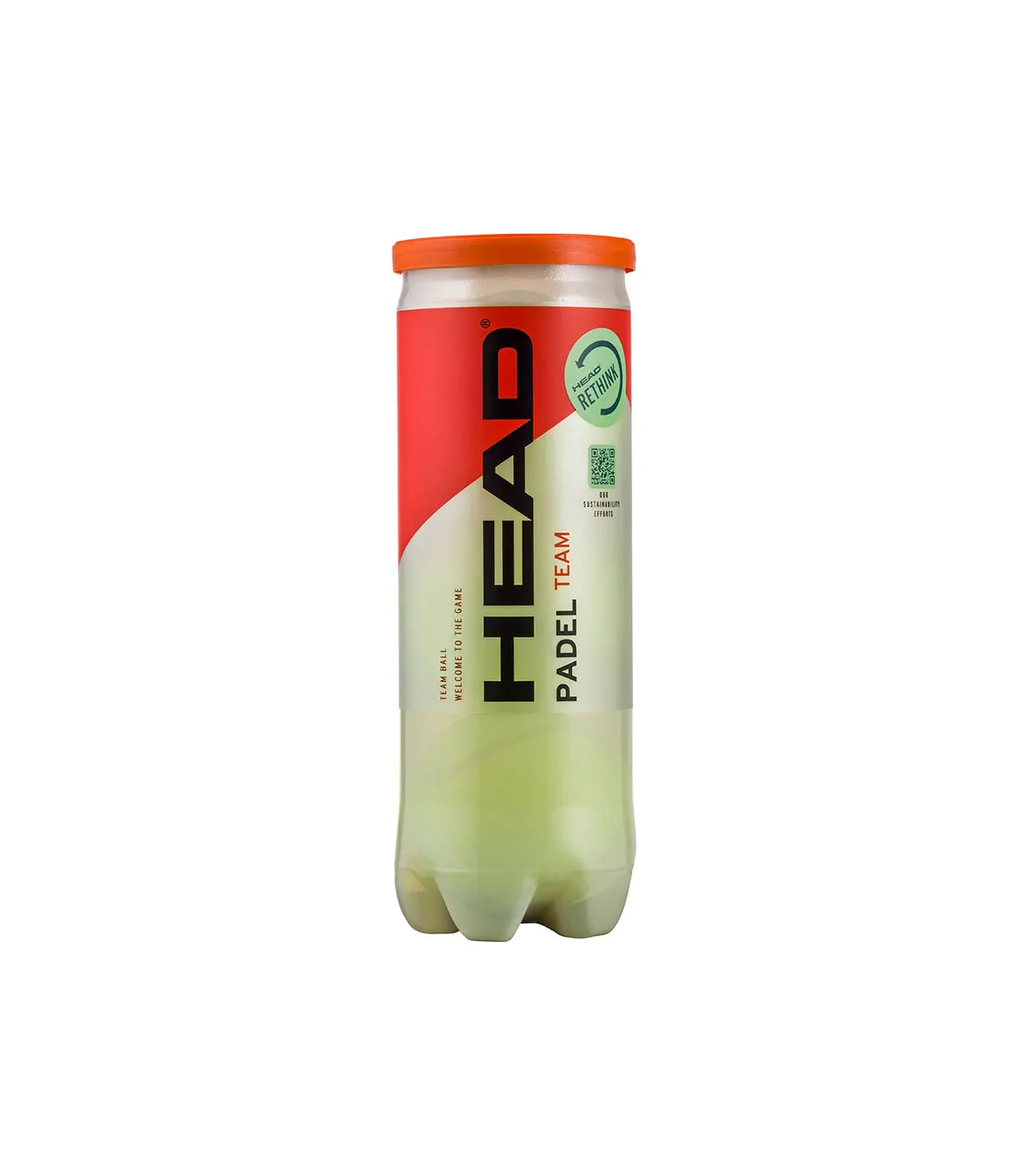 Tubo Pelotas Padel Team Head X 3 Pelotas