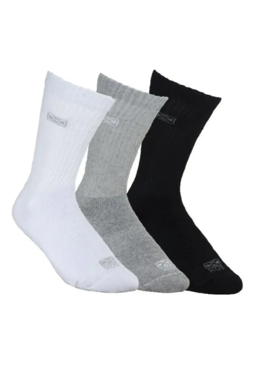 Medias Tripack Algodon Deportivas Tenis Padel Pack X 3 Talle Xl