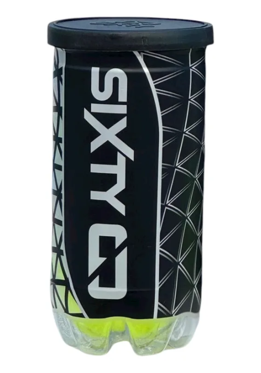 Tubo De Pelotas Padel Premium X2 - Sixty