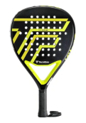 Paleta De Padel Pala Tecnifibre Wall Breaker 355 Spin Skin 3d Serie 2022 Carbono Negro Amarillo Potencia Y Control