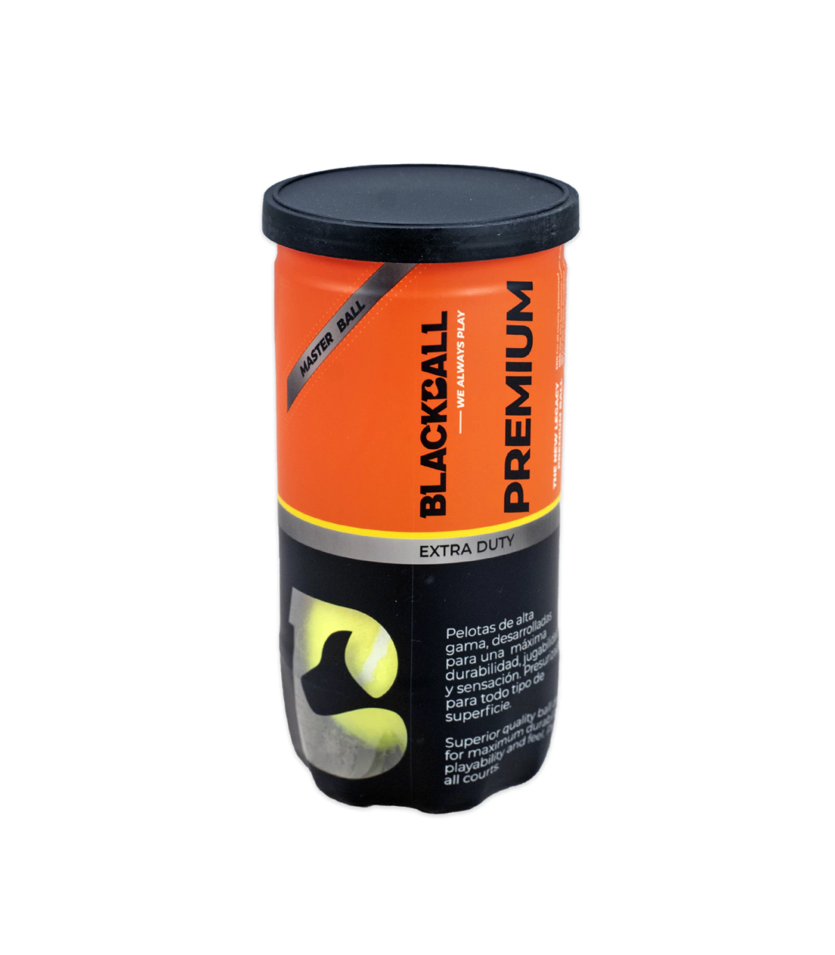 Tubo De Pelotas Blackball X2 Premium