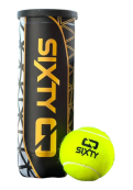 Tubo Sixty Padel Premium Extra Duty X 3 Pelotas Amarillas