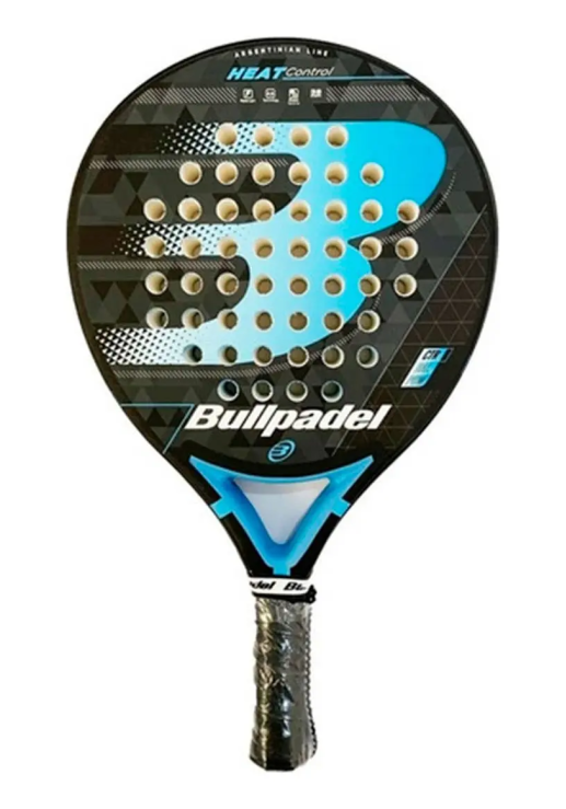 Paleta De Padel Bullpadel Heat Foam 38mm Color Negro Y Azul