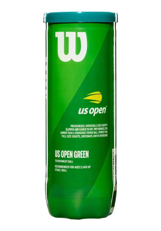 Tubo Us Open Pelotas Wilson X 3 Amarillo