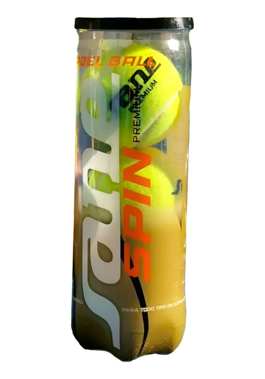 Pelota De Padel Sane Spin Premium Tubo X3 Amarillo