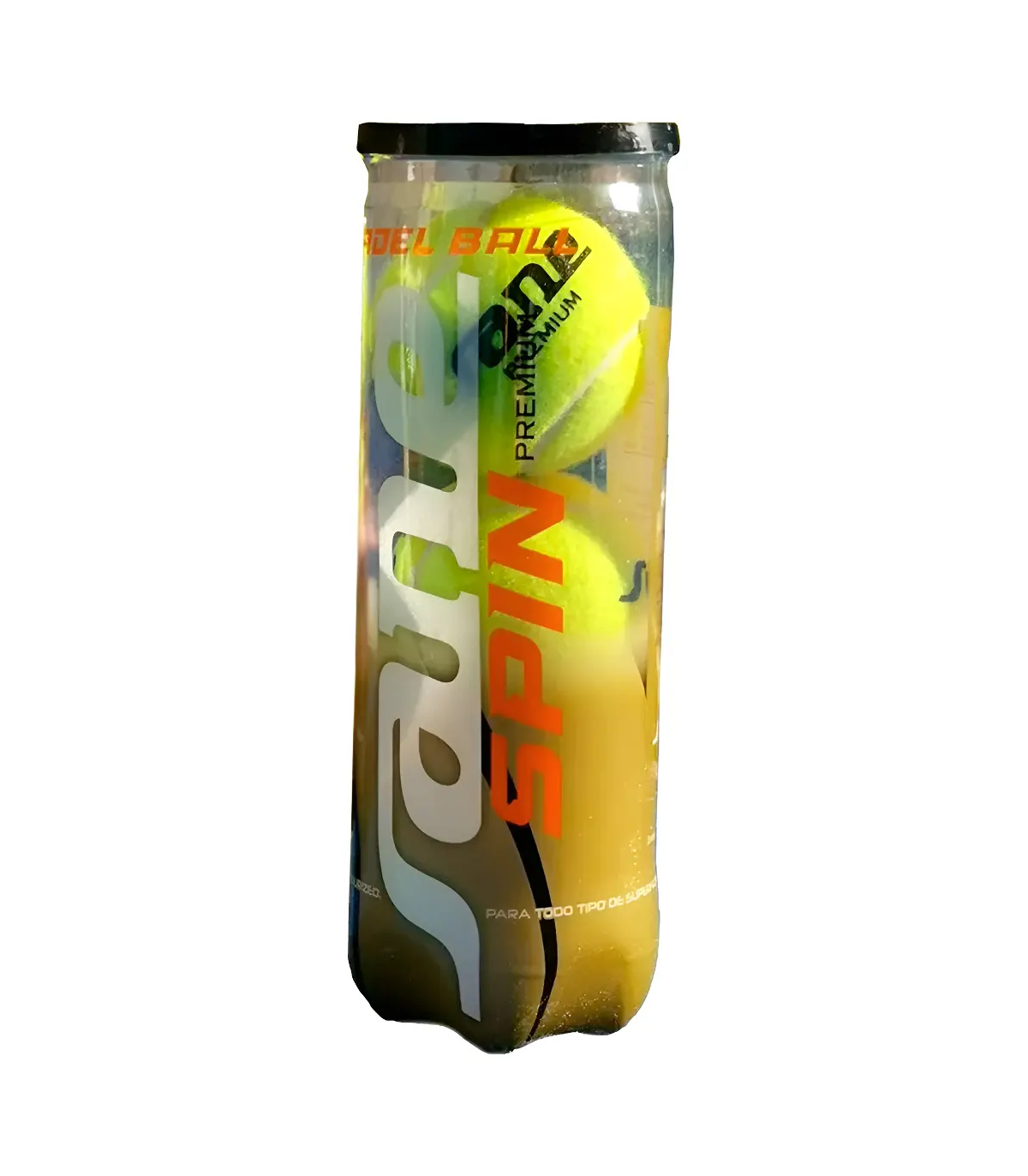 Pelota De Padel Sane Spin Premium Tubo X3 Amarillo