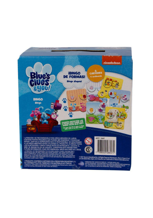 Blue's Clues & You | Bingo De Formas