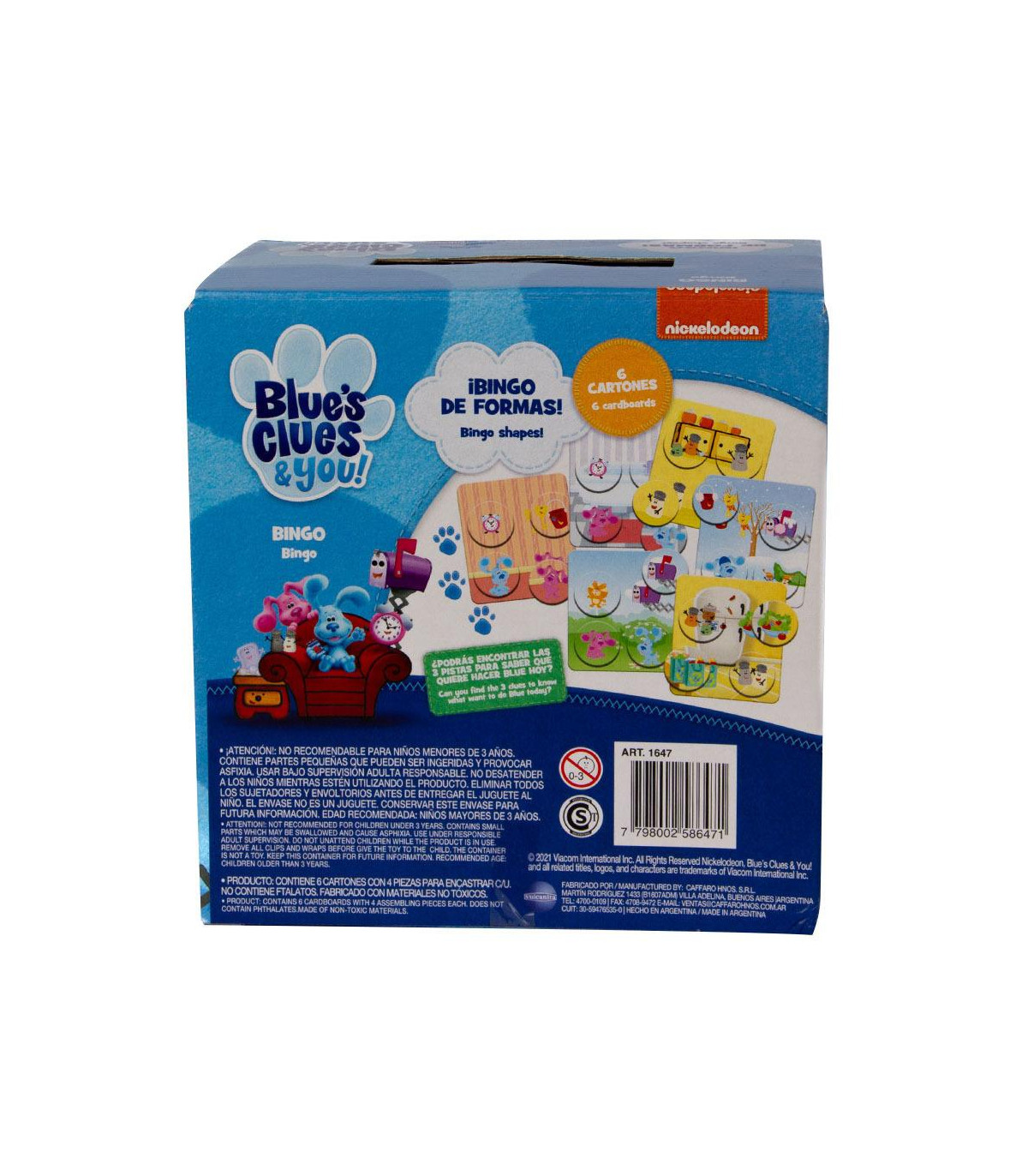 Blue's Clues & You | Bingo De Formas