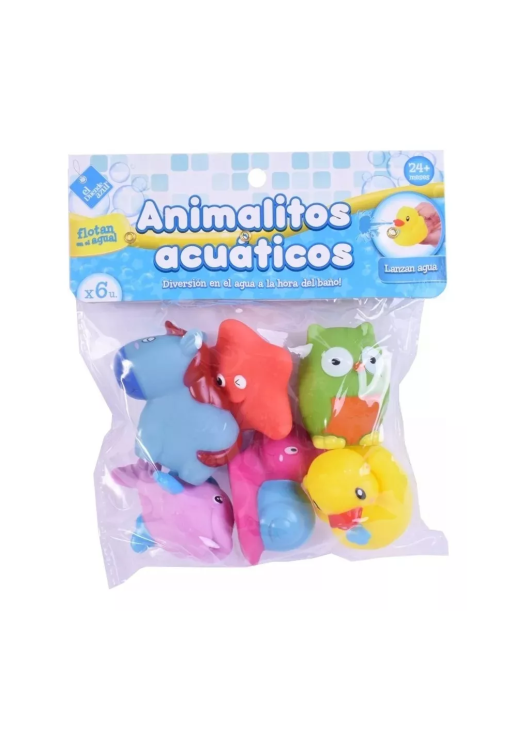 Animalitos Lanza Agua X 6