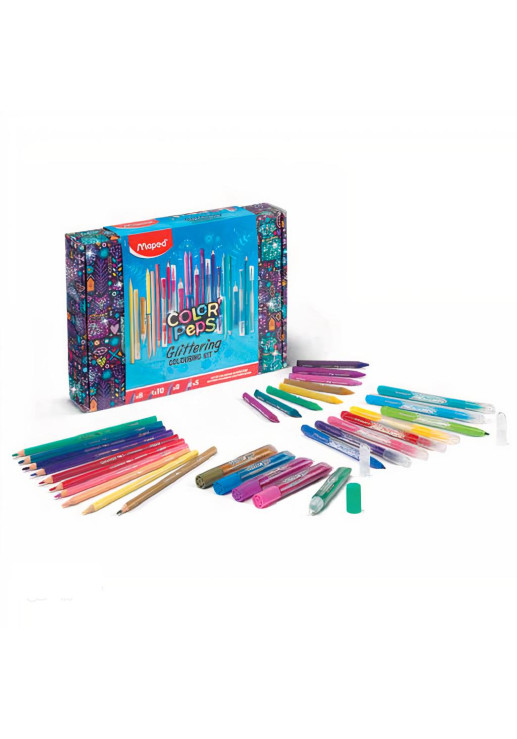 Maped Kit Colorea Glitter