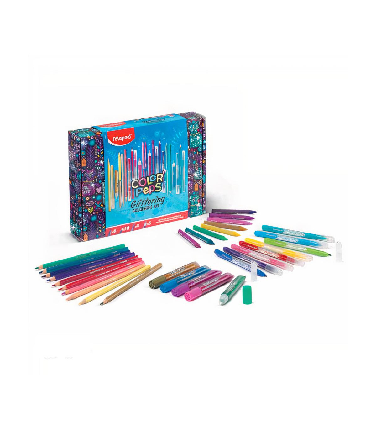 Maped Kit Colorea Glitter