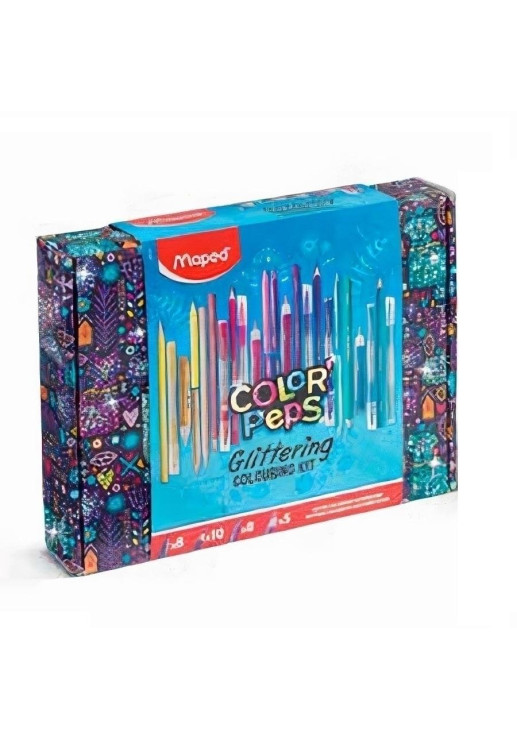 Maped Kit Colorea Glitter