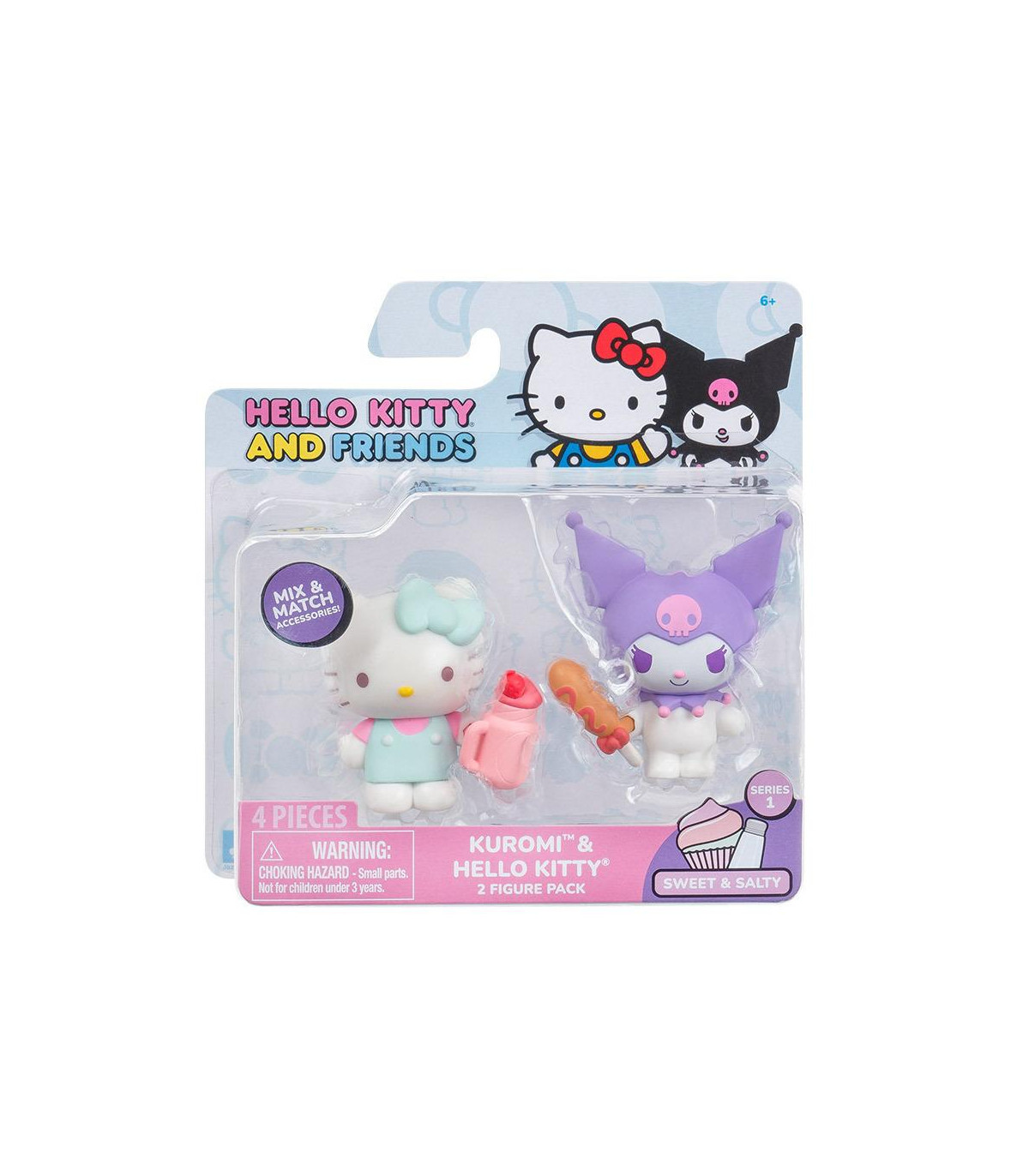 Hello Kitty Pack X 2 Figuras - Hello Kitty Y Kuromi