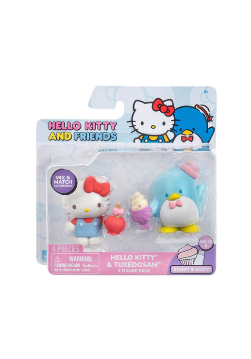 Hello Kitty Pack X 2 Figuras - Kuromi Y My Melody