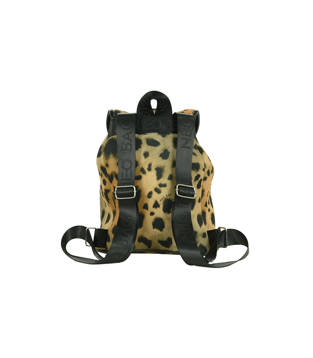 Mochila Hali - Simil Neoprene - Negro