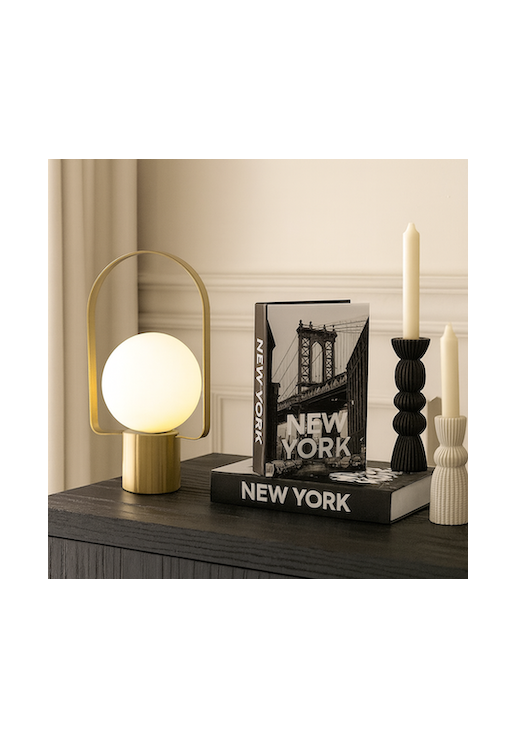 Lampara Moon Led Gold