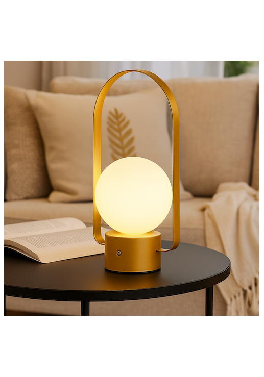 Lampara Moon Led Gold