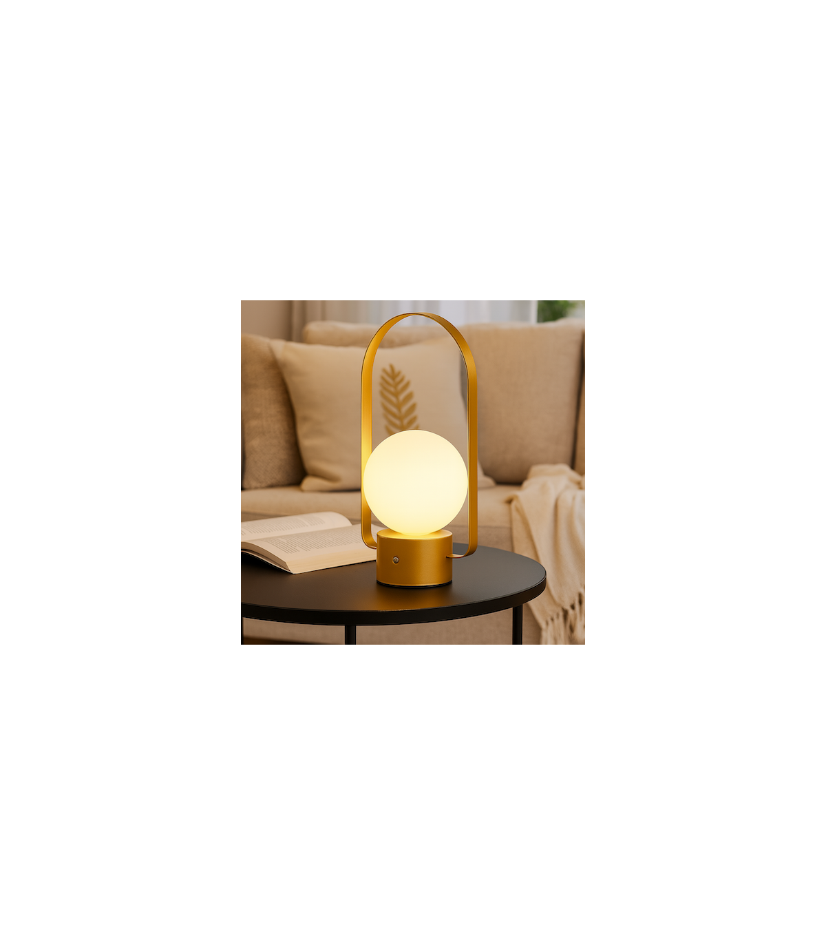 Lampara Moon Led Gold