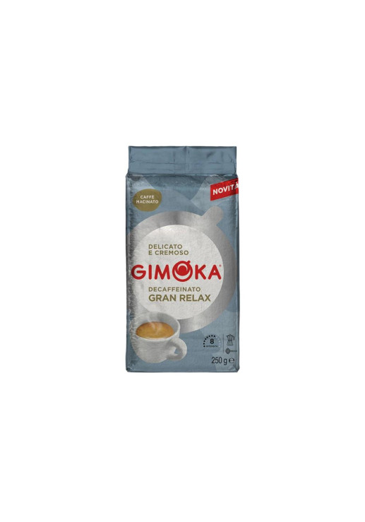 Café Gimoka molido Decaffeinato Gran Relax x250 gr.